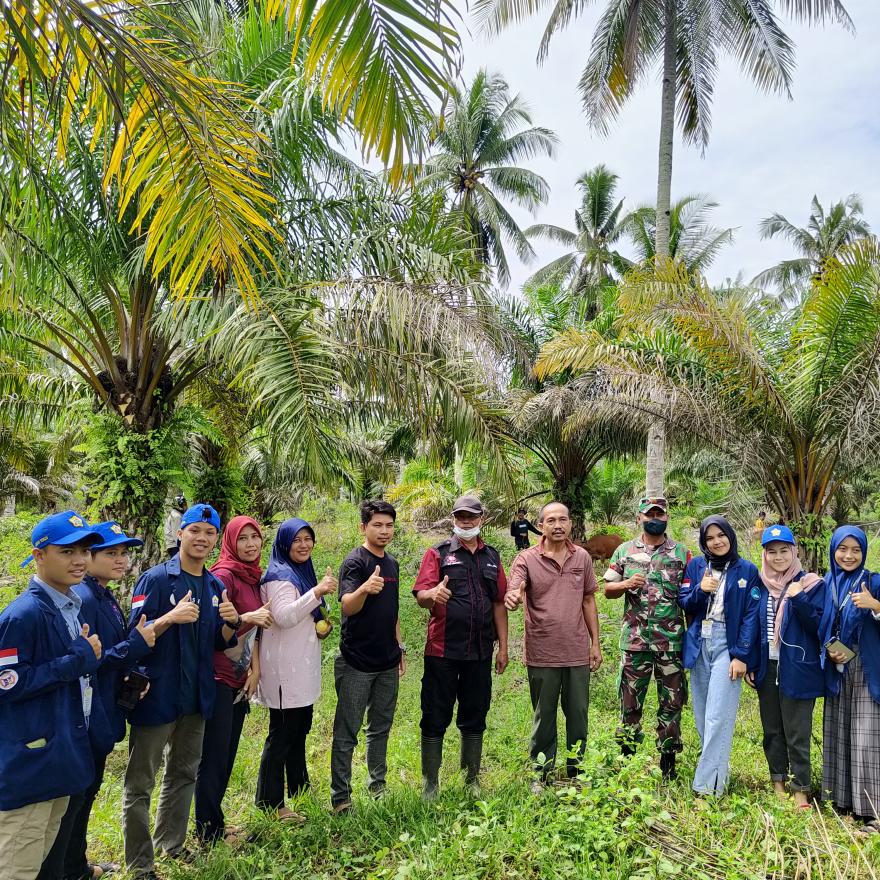 Kegiatan Vaksin PMK Ternak Sapi di Desa Riak Siabun Tahun 2022